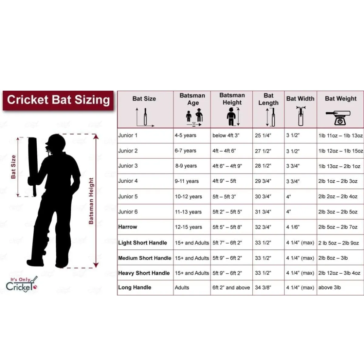 SAG VK Profile English Willow Cricket Bat for 12-14 Yrs | Light Weight Size 6 for Youth 59% off